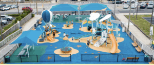 View of Magnolia Playground from above.